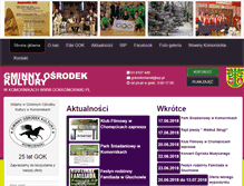 Tablet Screenshot of gokkomorniki.pl